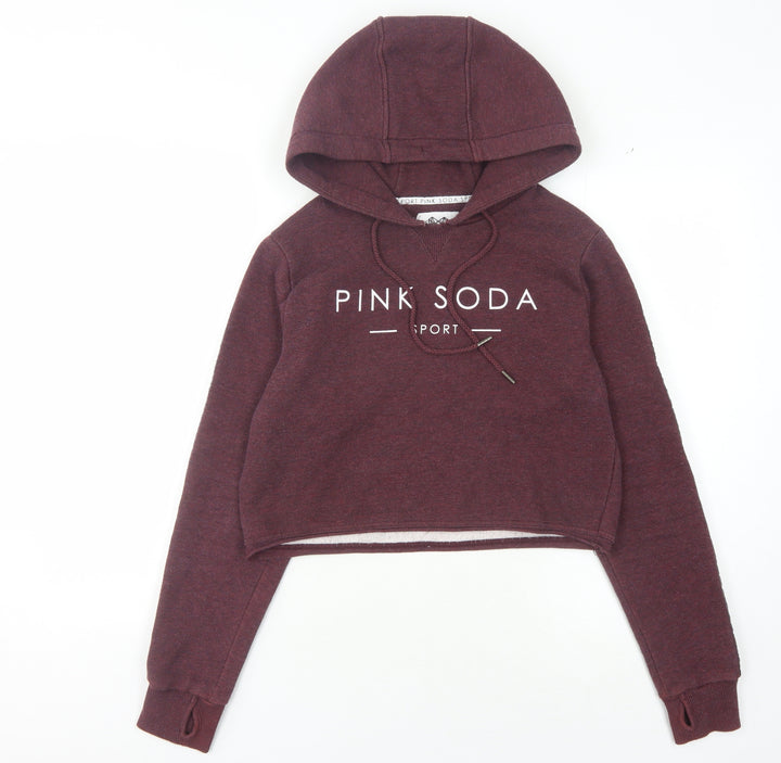 Pink Soda Sport Women's Purple Hoodie Size 10