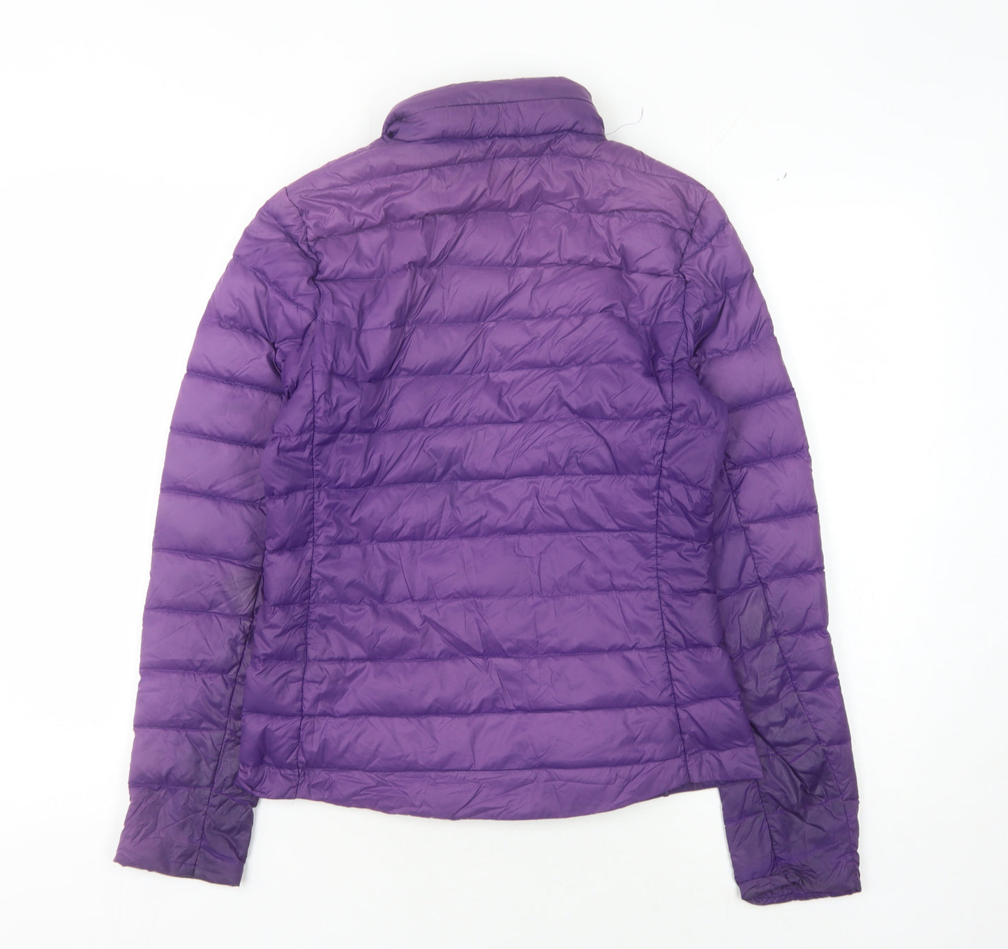 Marks and Spencer Women's Purple Puffer Jacket, Size 10