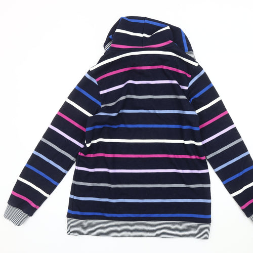 Lands' End Unisex Multicoloured Stripe Hoodie S