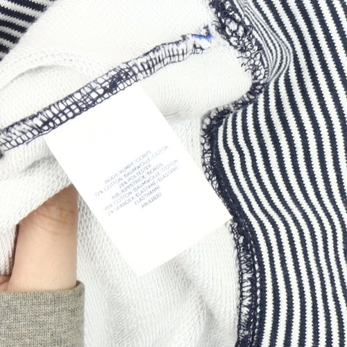 Lands' End Unisex Multicoloured Stripe Hoodie S