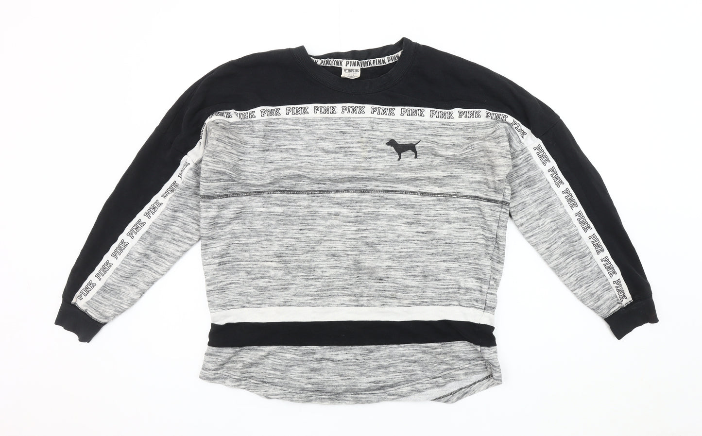 Victoria's Secret Women's Grey Logo Sweatshirt Size S