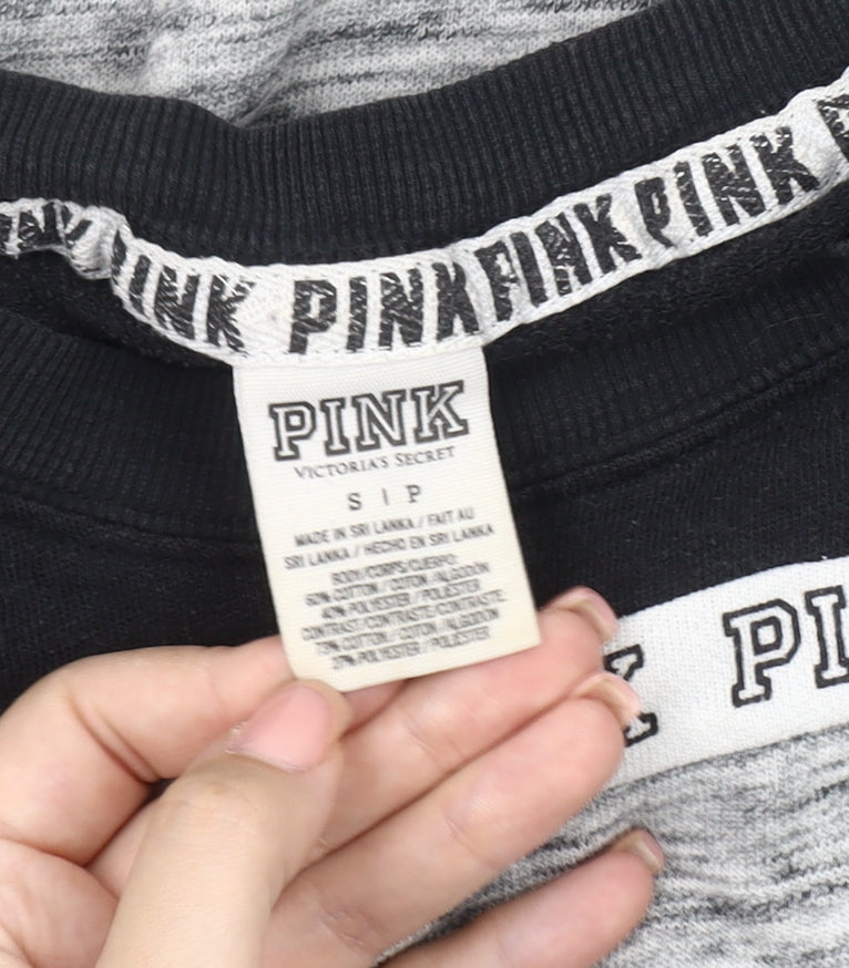 Victoria's Secret Women's Grey Logo Sweatshirt Size S