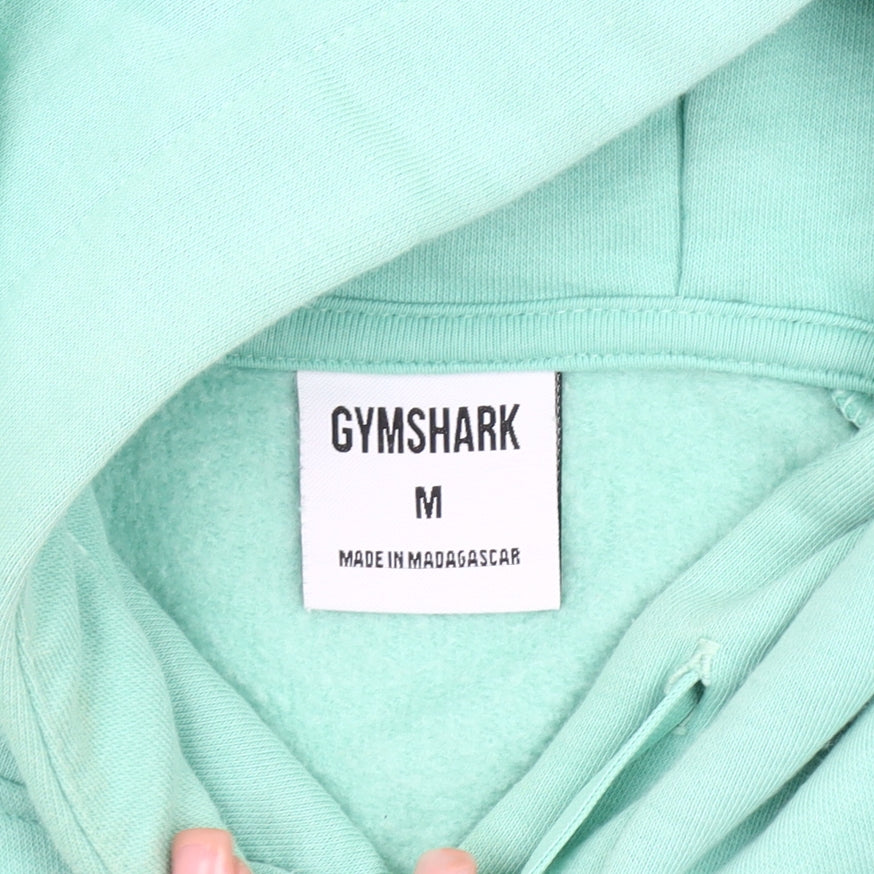 Gymshark Men's Green Pullover Hoodie M Regular Fit