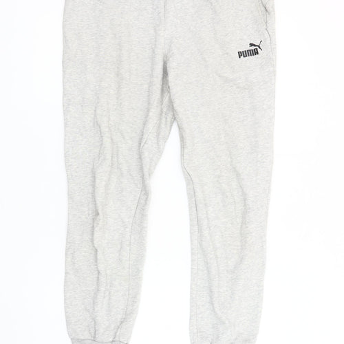 Puma Unisex Grey Jogger Trousers - Size L, Activewear