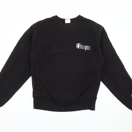 Champion Men's Black Small Pullover Sweatshirt