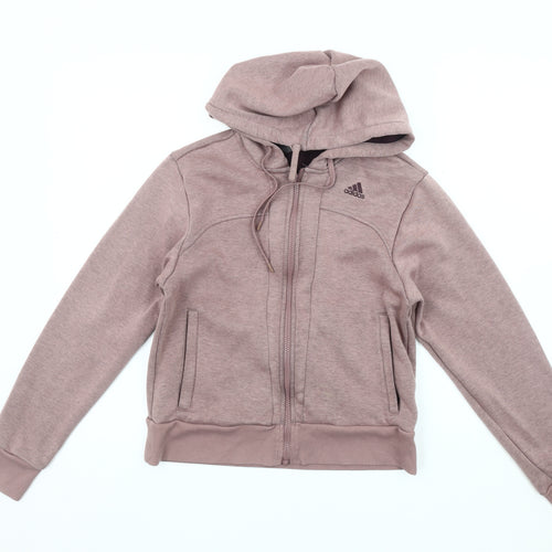 Adidas Women's Purple Hoodie Jacket Size S