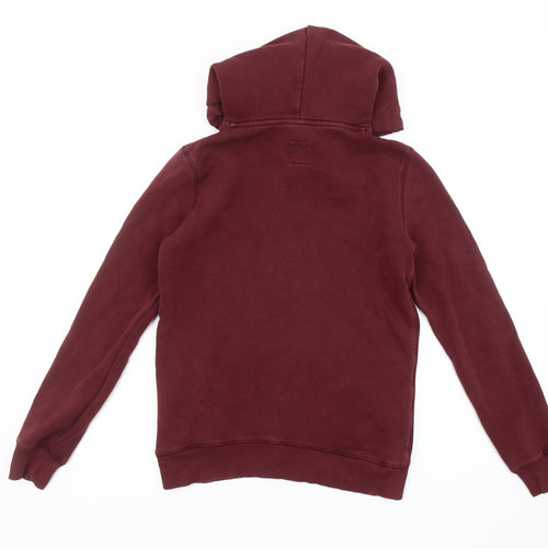 Jack Wills Women's Red Hoodie S - Classic Pullover Knit