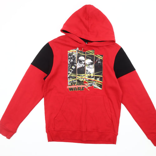 Star Wars Unisex Hoodie XL Red Black Casual