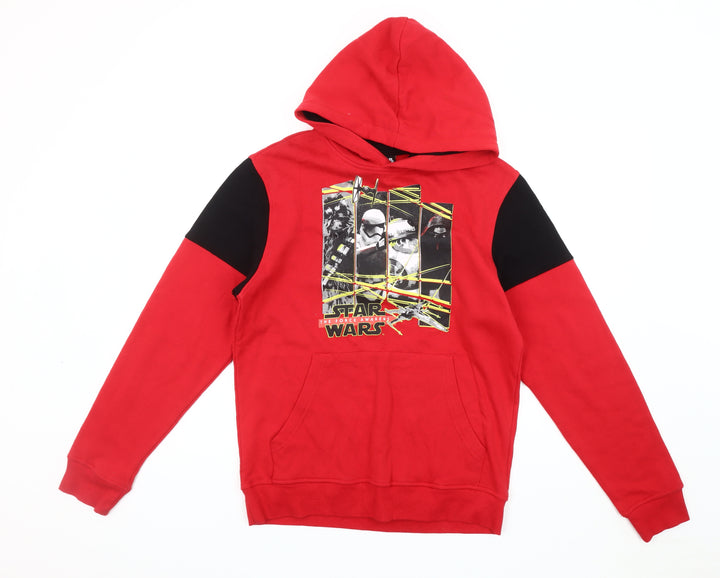 Star Wars Unisex Hoodie XL Red Black Casual