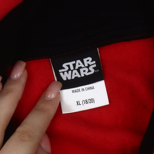 Star Wars Unisex Hoodie XL Red Black Casual