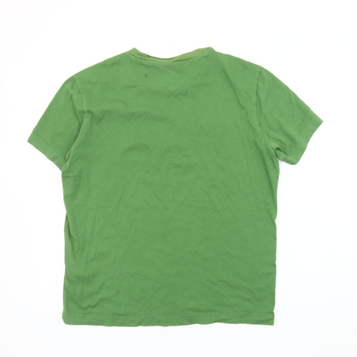 Champion Men's Green Crew Neck T-Shirt - Size S