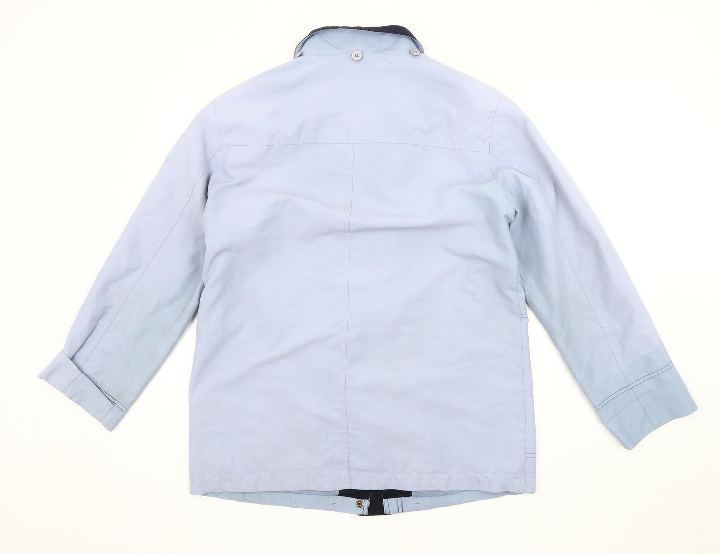 EWM Women's Blue Jacket, Size 10, Full Zip Casual