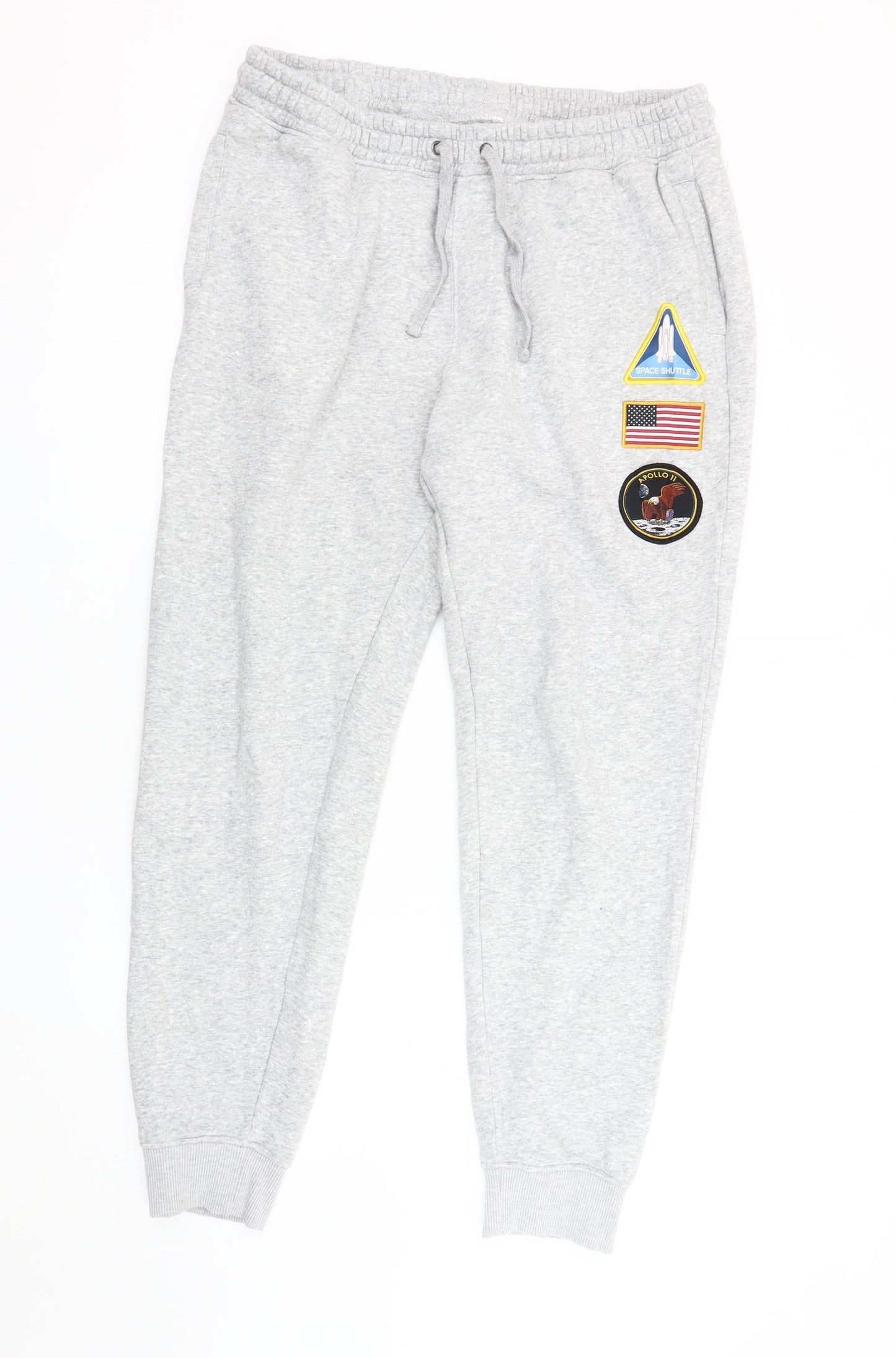 SoulCal & Co Men's Grey NASA Jogger Trousers L