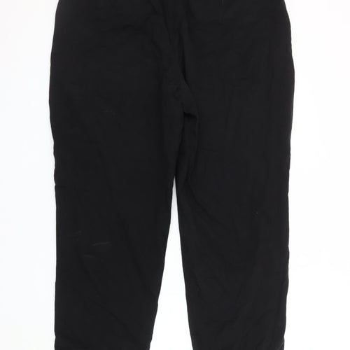 Pegasus Men's Black Cotton Trousers, Size 40, Excellent Condition