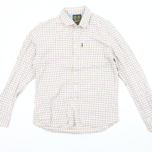 Musto Men's Multicoloured M Check Button-Up Shirt