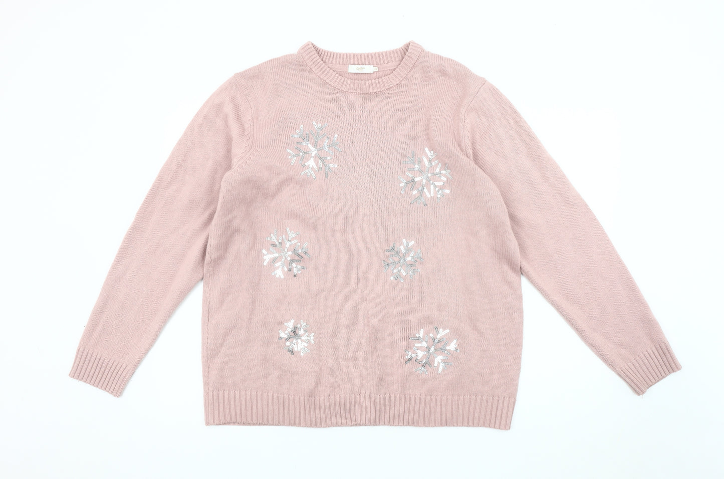 Cotton Traders Women's Pink Pullover Jumper Size 22