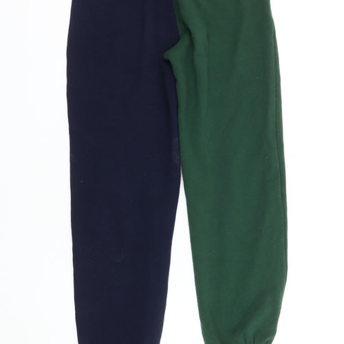 Hollister Womens Jogger Trousers Green Black XS