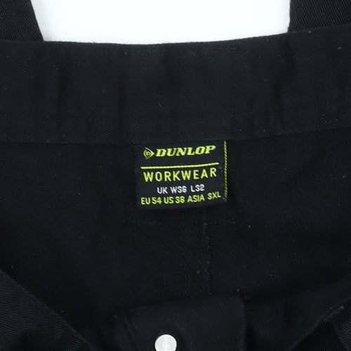 Dunlop Men's Black Cargo Trousers 8XL Workwear