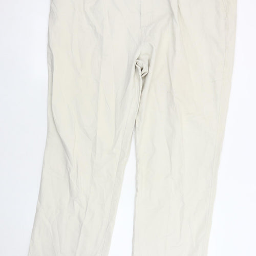 Cotton Traders Beige Men's Trousers Size 44