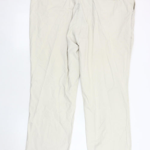 Cotton Traders Beige Men's Trousers Size 44