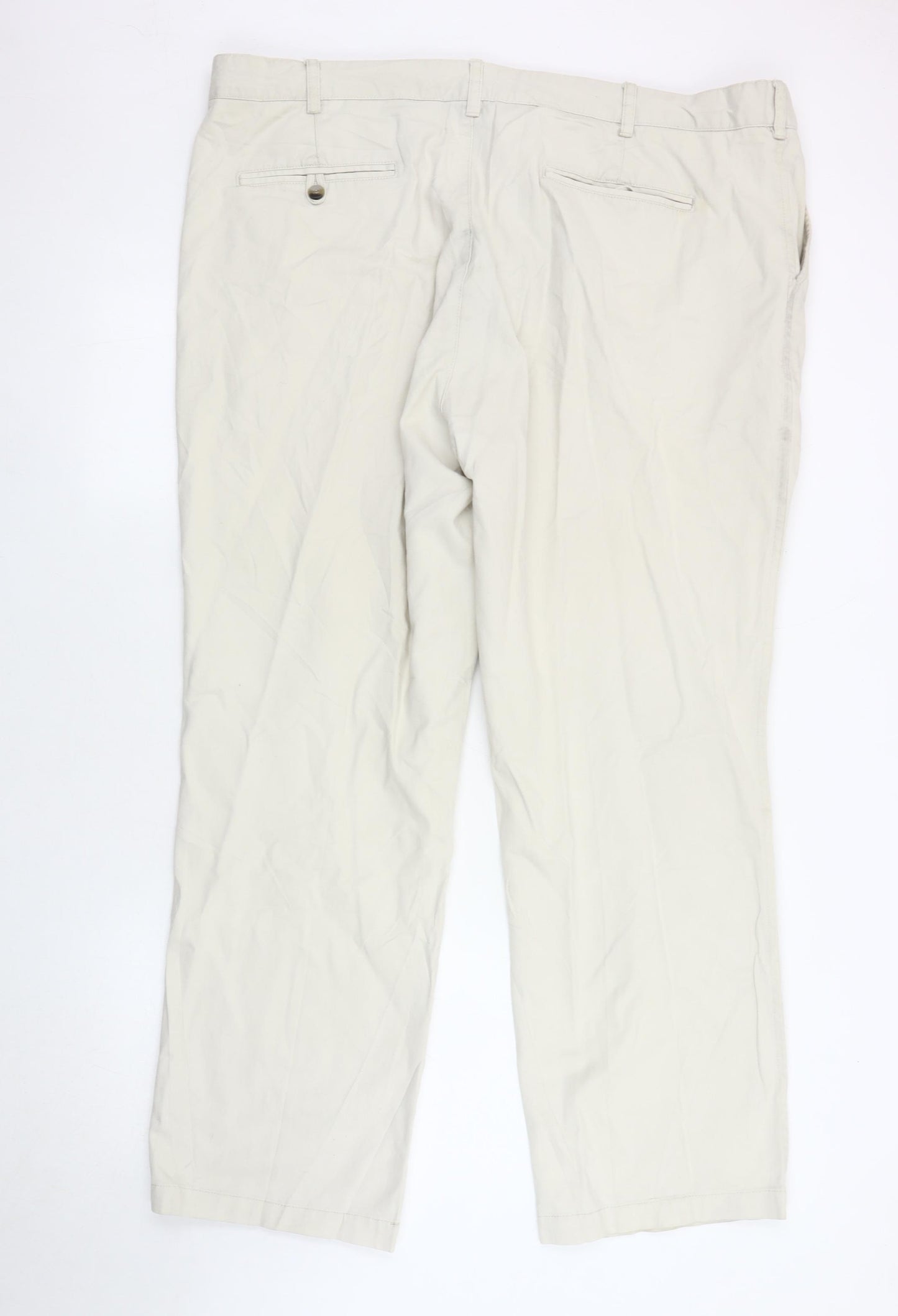 Cotton Traders Beige Men's Trousers Size 44