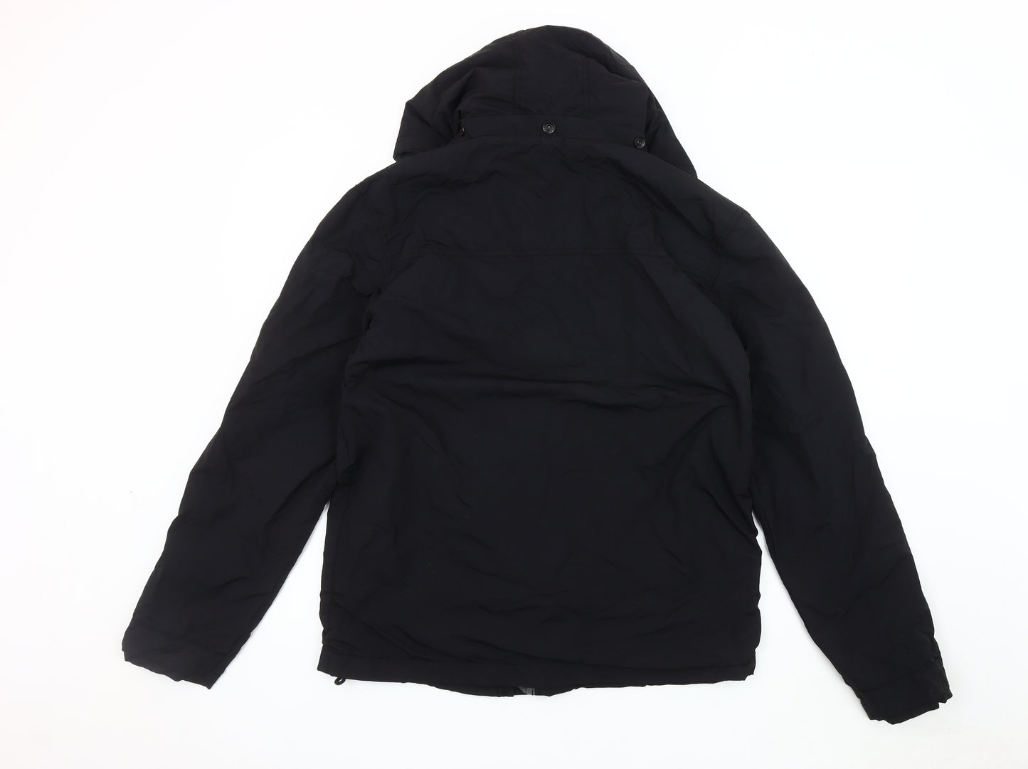 EDC by Esprit Men's Black XL Hooded Jacket