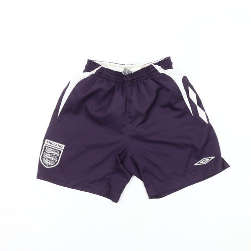 Umbro Boys' Purple Athletic Football Shorts Size 158