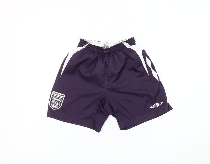 Umbro Boys' Purple Athletic Football Shorts Size 158