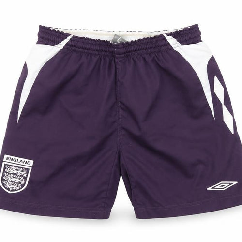 Umbro Boys' Purple Athletic Football Shorts Size 158