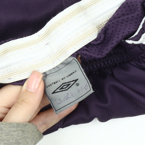 Umbro Boys' Purple Athletic Football Shorts Size 158
