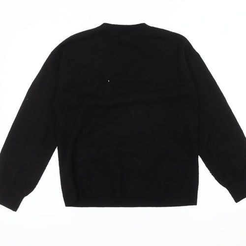 Marks and Spencer Women's Black Sequin Pullover Jumper, Size S