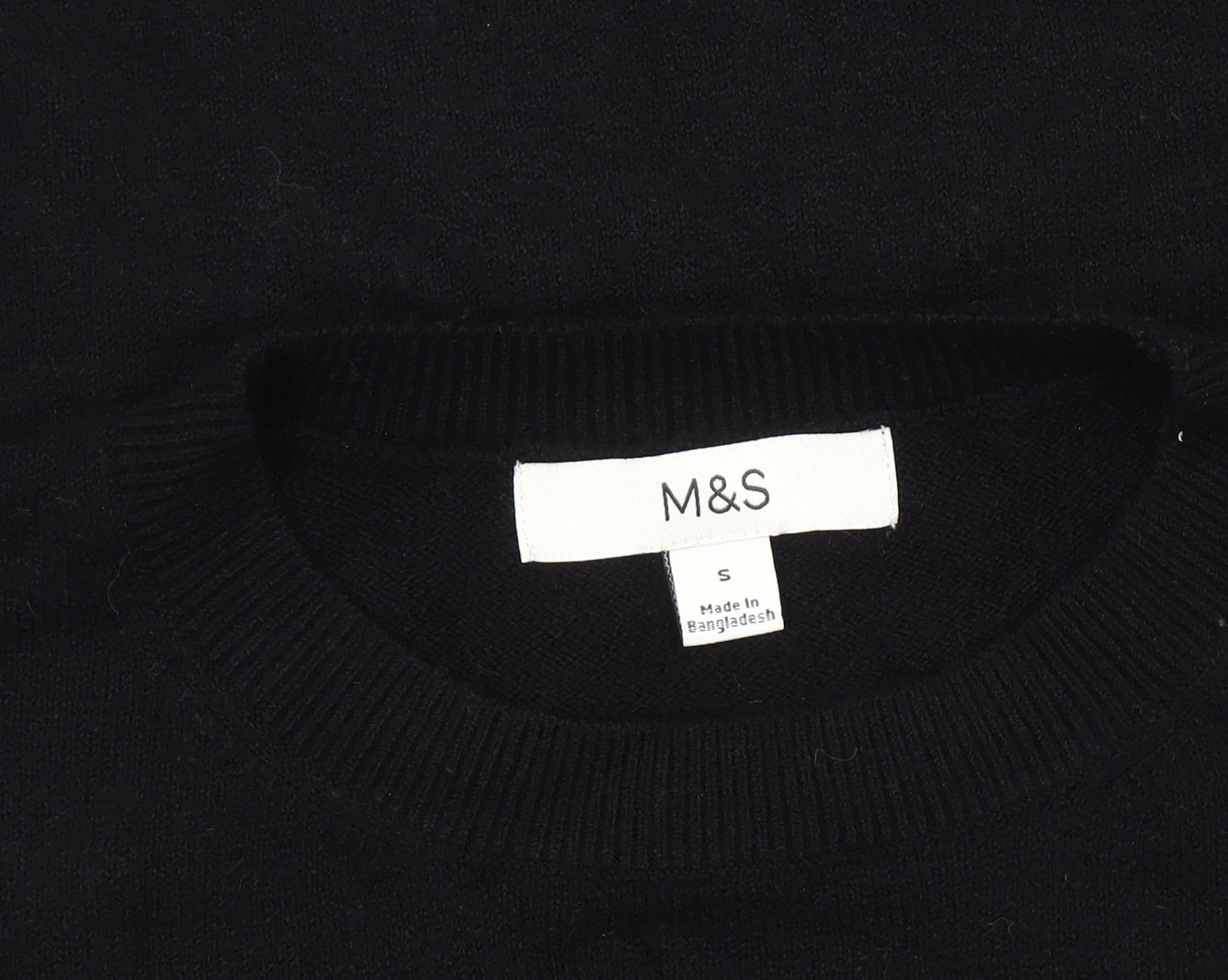 Marks and Spencer Women's Black Sequin Pullover Jumper, Size S