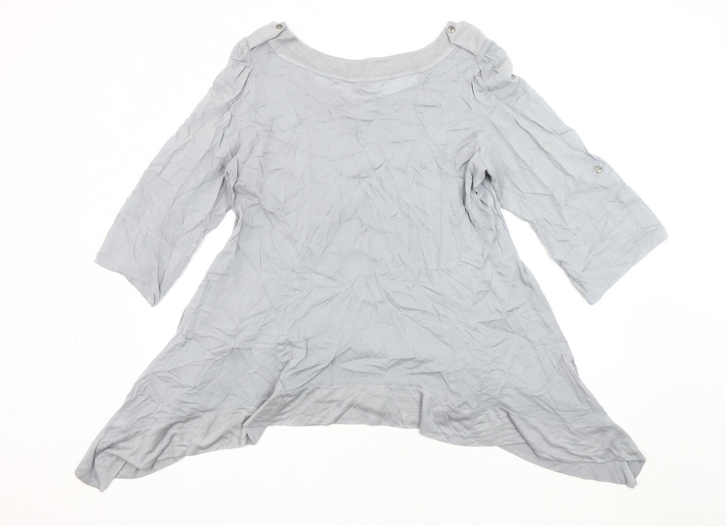 Per Una Women's Grey Tunic, Size 18, Casual Style