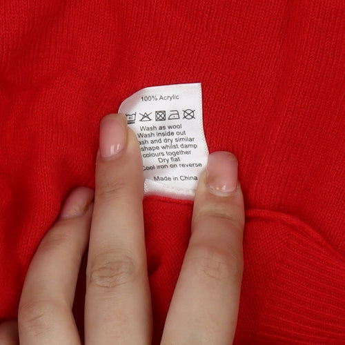 Vida Vi Women's Red XL Pullover Jumper