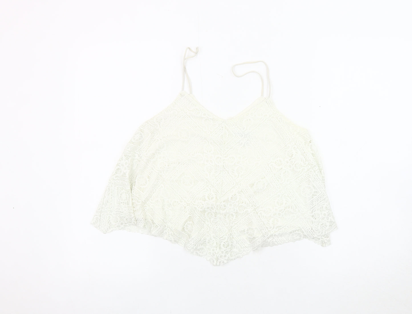American Eagle Women's Ivory Camisole Tank Top S
