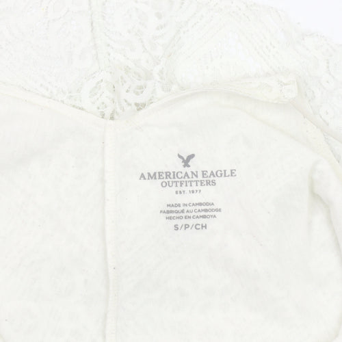 American Eagle Women's Ivory Camisole Tank Top S