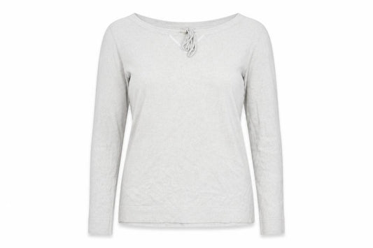 Front view of Banana Republic Women's Ivory Knit jumper, size L
