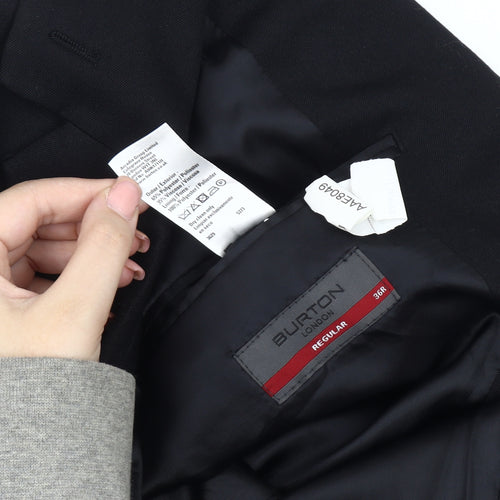 Burton Men's Black Regular Fit Jacket Size 36