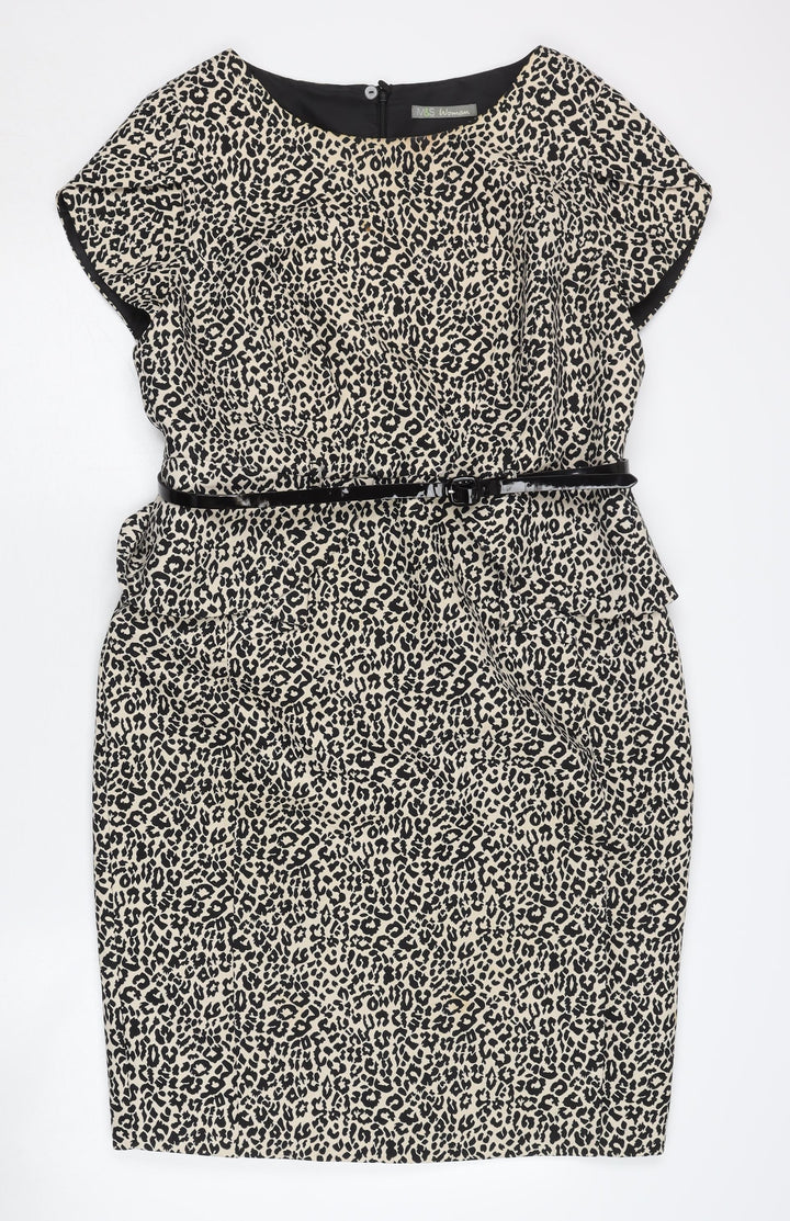 Marks and Spencer Women's Leopard Print Shift Dress