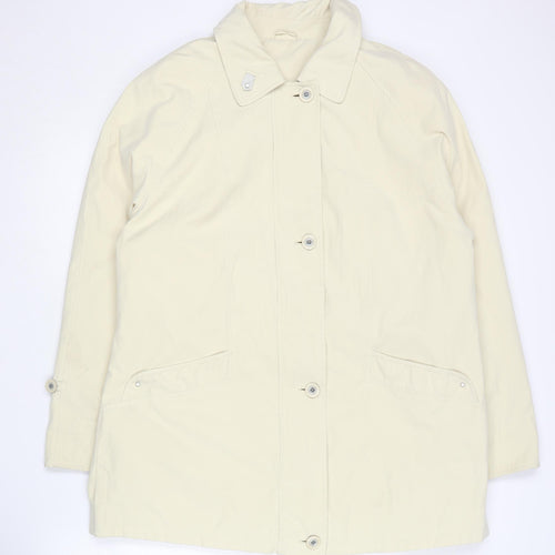 Canda Women's Beige Overcoat Size 18 Casual