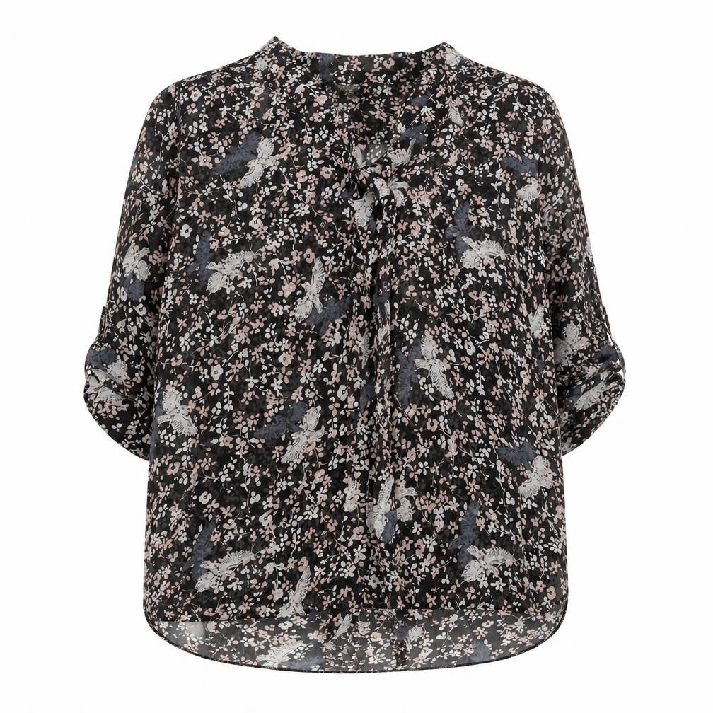 Front view of Dorothy Perkins Women’s Multicoloured Floral Blouse