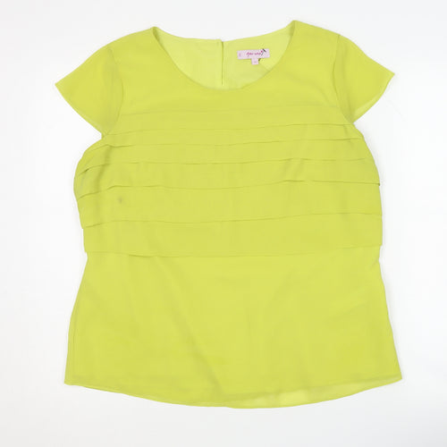 Marks and Spencer Women Yellow Blouse Size 16