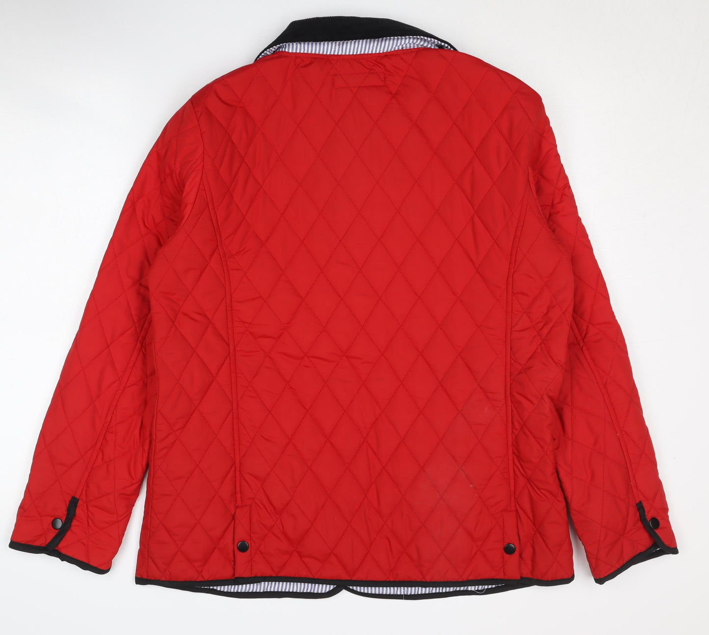 Stars and Hearts Women's Red Quilted Jacket, 2XL