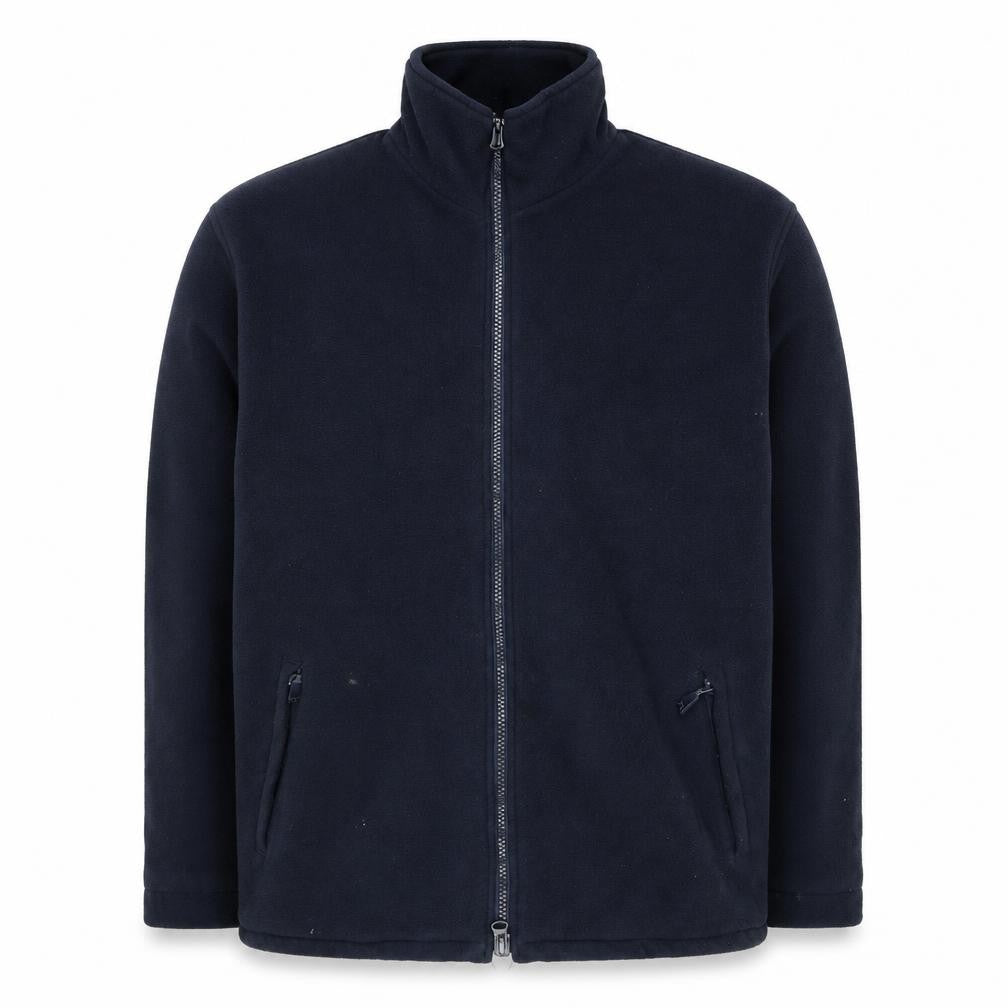 Front view of Country Cousins Men's Blue Fleece Jacket L
