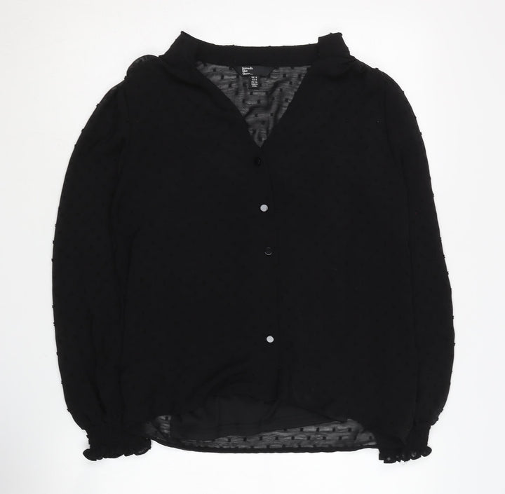 Friends Like These Women's Black Blouse UK 8