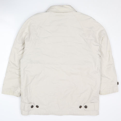 St Michael Women’s Beige Mid-Length Jacket Size 12