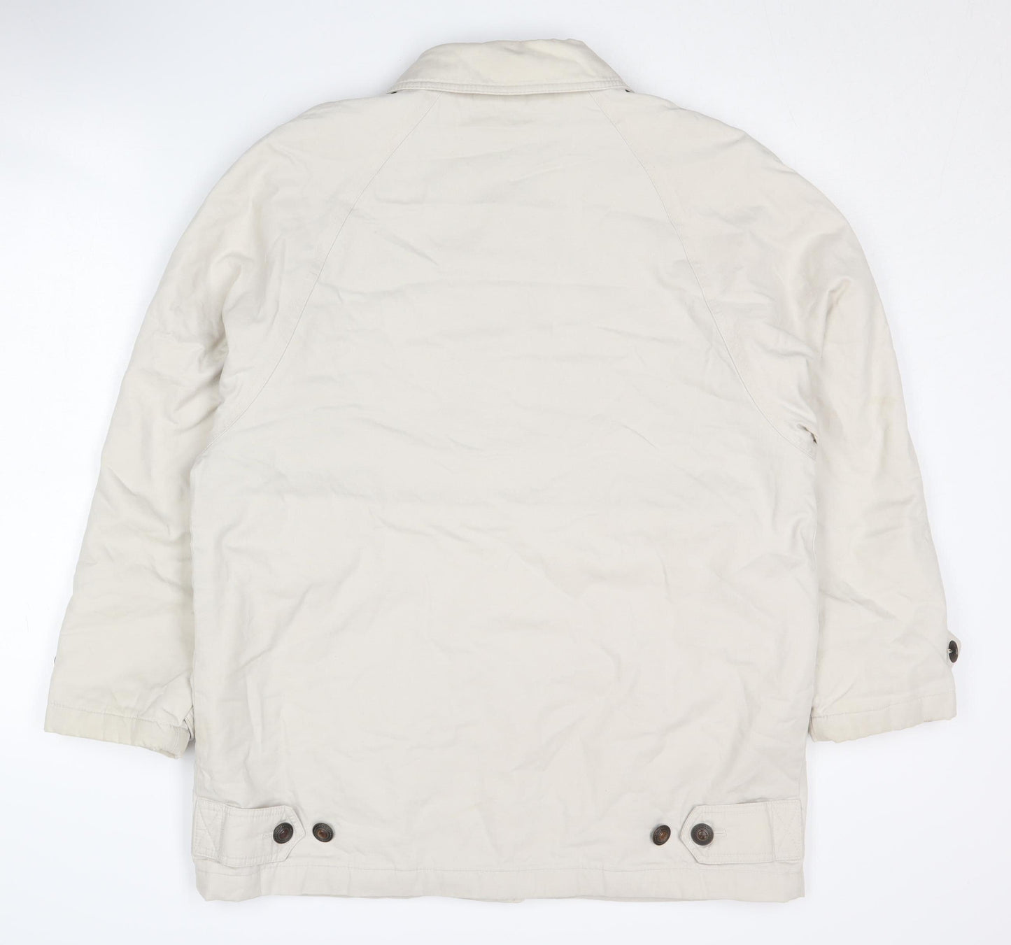 St Michael Women’s Beige Mid-Length Jacket Size 12