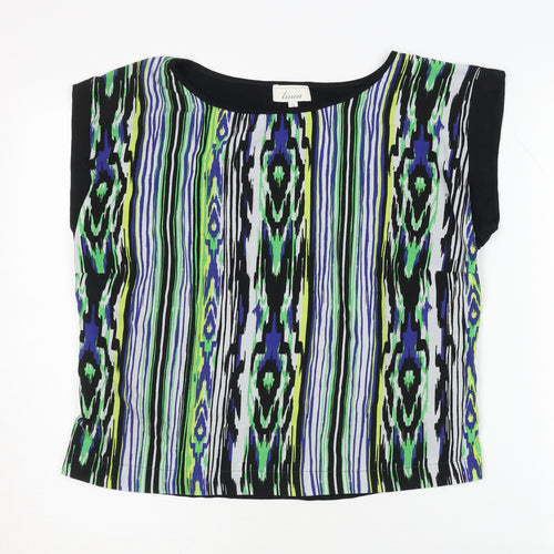 Linea Women's Multicoloured Geometric Blouse Size 12