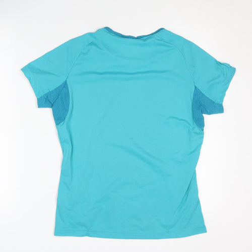 Decathlon Women's Blue Athletic T-Shirt Size L