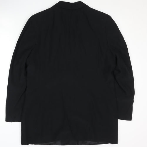 Marks and Spencer Black Women's Tuxedo Suit Jacket Size 16
